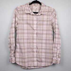 Garnet Hill plaid button down shirt-6